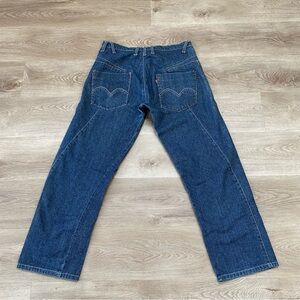 Handmade Vintage Custom Levi’s Flared Baggy Relaxed Fit Denim Jeans Men 32x28